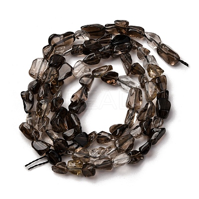 Natural Smoky Quartz Beads Strands G-I389-A31-01B-1