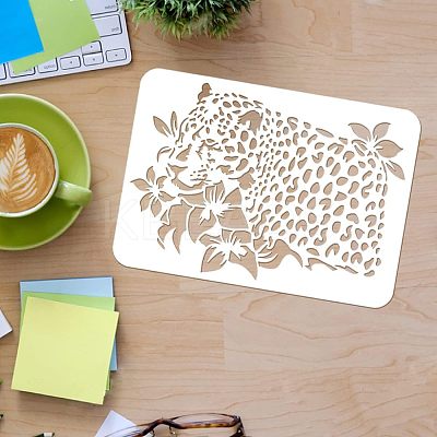 Large Plastic Reusable Drawing Painting Stencils Templates DIY-WH0202-226-1