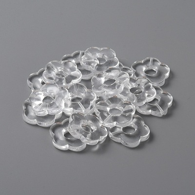 Acrylic Beads MACR-WH0007-26B-1