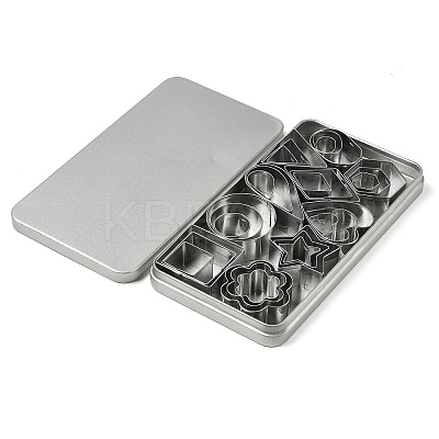 (Defective Closeout Sale: Scratched Uneven Box) 430 Stainless Steel Cookie Cutters BAKE-XCP0001-01-1