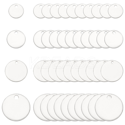 120Pcs 4 Styles 304 Stainless Steel Charms STAS-BC0003-64-1