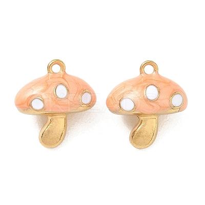 304 Stainless Steel Enamel Pendants STAS-Q119-23G-01-1
