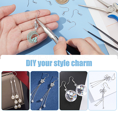 300Pcs 316 Surgical Stainless Steel Earring Wire STAS-UN0058-27-1