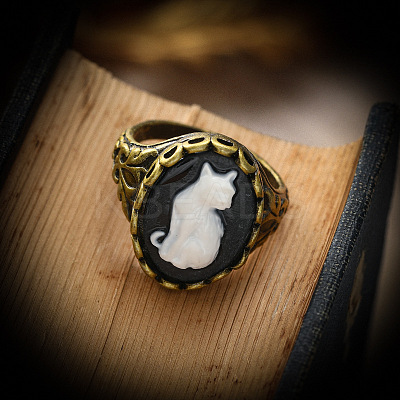 Alloy with Resin Finger Rings FS-WGE901F-05-1