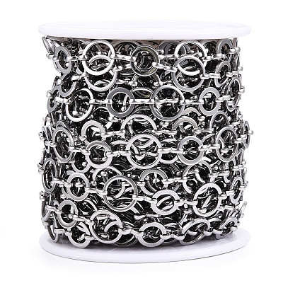 Tarnish Resistant 661 Stainless Steel Mother-son Chains X-CHS-T005-03P-1