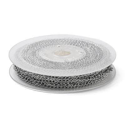 Tarnish Resistant 304 Stainless Steel Cable Chains STAS-O076-09-1