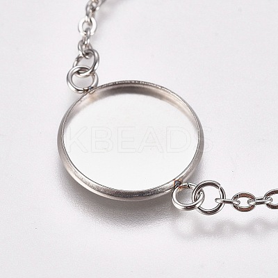 Tarnish Resistant 304 Stainless Steel Bracelet Making STAS-L248-006P-A-1