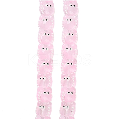 Transparent Glass Beads Strands LAMP-L078-010F-1