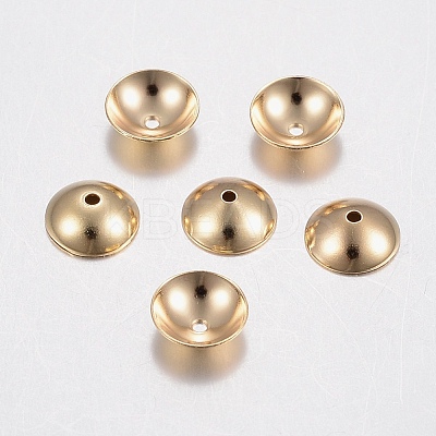 304 Stainless Steel Bead Caps X-STAS-H436-35-1