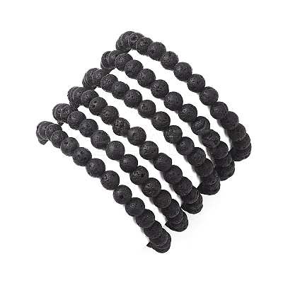 Natural & Synthetic Mixed Gemstone Beads Stretch Bracelets for Women BJEW-JB13202-1