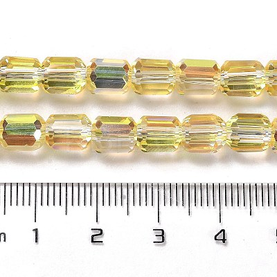 Electroplate Glass Beads X1-EGLA-D030-19G-1