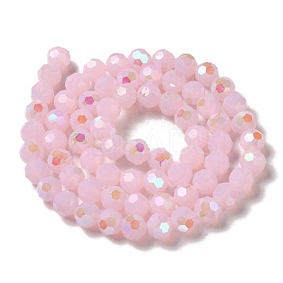 Imitation Jade Glass Beads Strands EGLA-A035-J10mm-L02-1