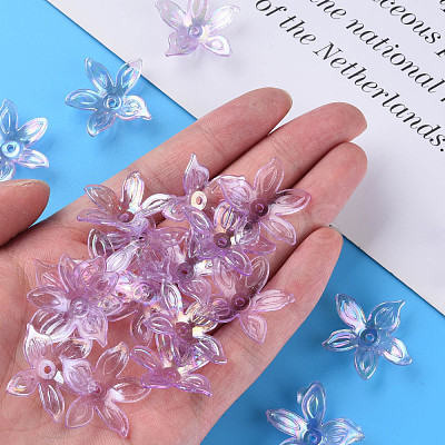Transparent Acrylic Beads MACR-S373-102-C03-1