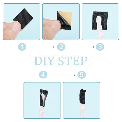 Adhesive Grosgrain Ribbon Tape AJEW-WH0285-54-1