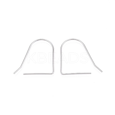 Anti-Tarnish Rhodium Plated 925 Sterling Silver Earring Hooks STER-N016-33P-1