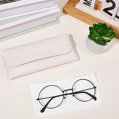 1Pc Portable PU Leather Eyeglass Cases AJEW-CN0005-21A-1