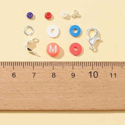 DIY Independence Day Bracelet Necklace Making Kits DIY-FS0004-51-1