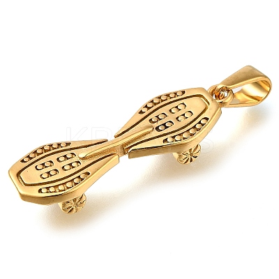 Ion Plating(IP) 304 Stainless Steel Pendants STAS-Z113-18G-1