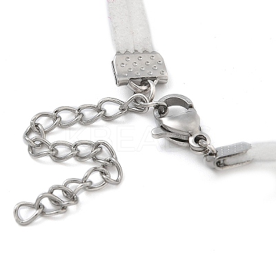 Faux Suede Double Cord Bracelet Making STAS-M084-10P-04-1