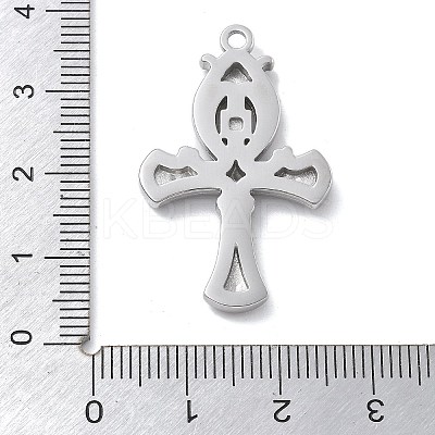 304 Stainless Steel Pendants STAS-Z121-08P-1
