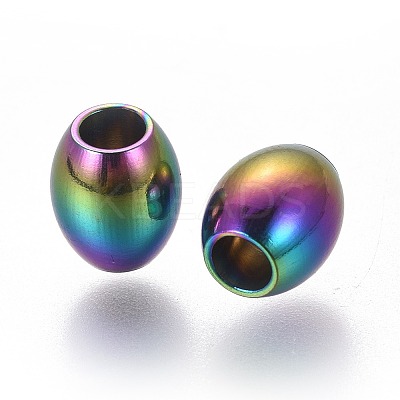 Ion Plating(IP) 304 Stainless Steel Beads LS-STAS-F225-04C-M-1