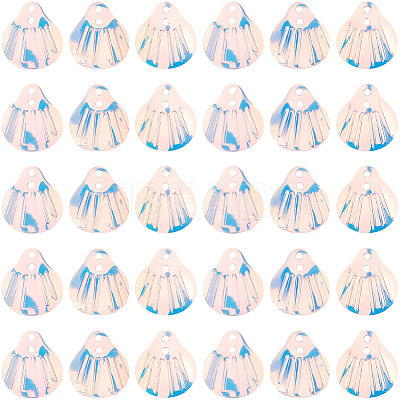 50G UV Plating Plastic Charms KY-CY0001-08A-1