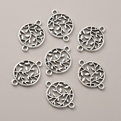 Tibetan Style Zinc Alloy Connector Charms LS-FIND-WH0145-29AS-1