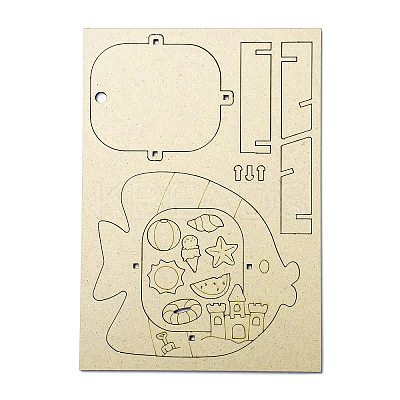 DIY Handmade Wooden Photo Frame LS-DIY-A014-06-1