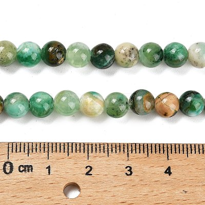 Natural Green Line Jasper Beads Strands X-G-B128-A03-02-1