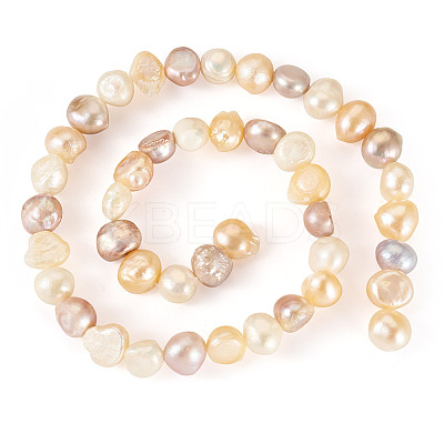 1 Strand Natural Cultured Freshwater Pearl Beads Strands PEAR-TA0001-17-1