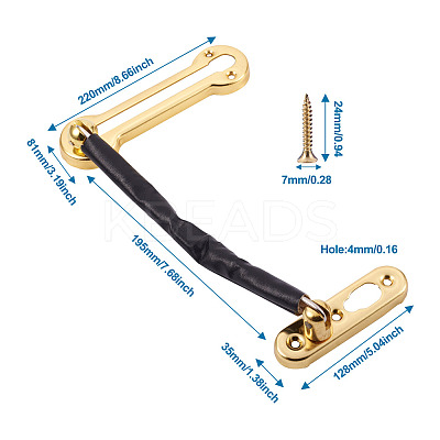 Stainless Steel Swing Bar Door Lock LS-SW-TAC0002-02B-1