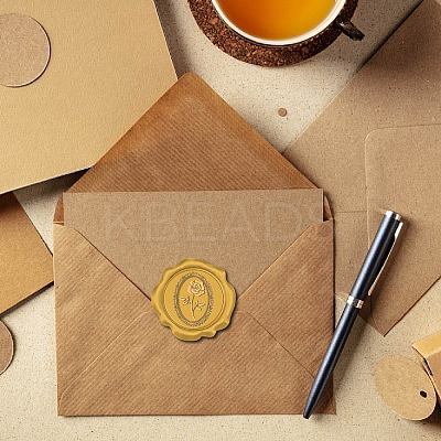 Adhesive Wax Seal Stickers DIY-CP0010-58B-1