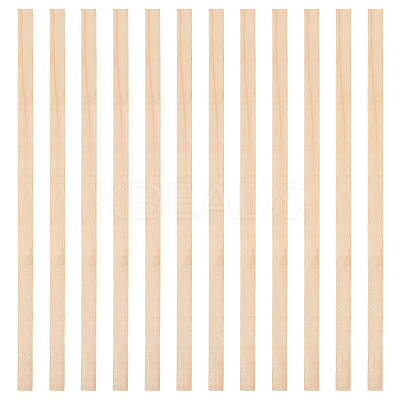 12Pcs Wood Craft Sticks AJEW-BC0010-05B-1