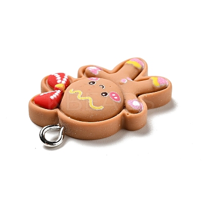 Christmas Opaque Resin Pendants RESI-G043-B09-1