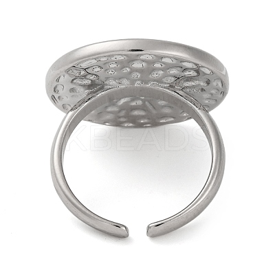 Rack Plating Brass Cuff Rings for Women Men KK-M021-01P-1