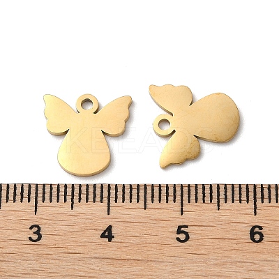 Ion Plating(IP) 304 Stainless Steel Charms STAS-Q303-25G-1