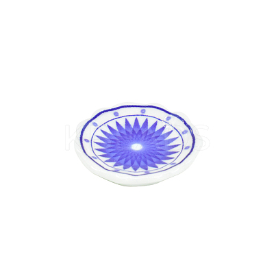 Resin Imitationg Blue and White Porcelain Plates PW-WGF963A-03-1