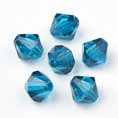 Transparent Acrylic Beads X-TACR-S146-4mm-08-1