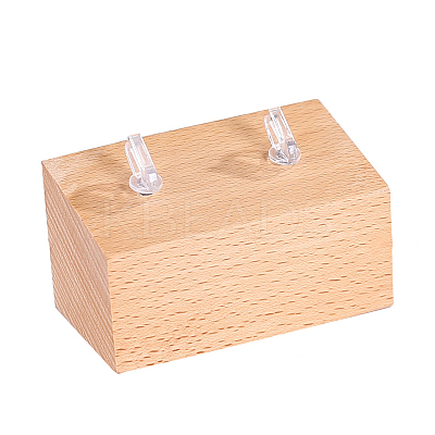 Wood Couple Rings Display Stands PAAG-PW0017-06B-1