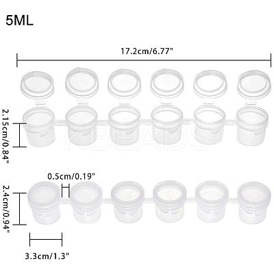 Plastic Paint Pots Strips TOOL-PH0017-28-1