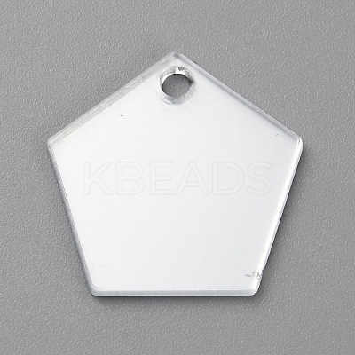 Acrylic Pendants LS-OACR-WH0036-25-C02-1