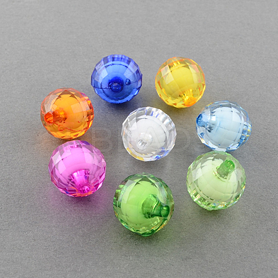 Transparent Acrylic Beads TACR-S086-16mm-M-1