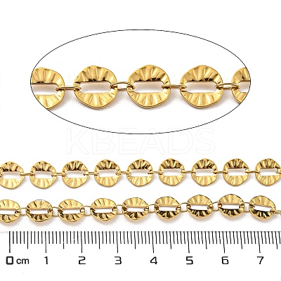 Ion Plating(IP) 304 Stainless Steel Flat Round Chains CHS-E031-03G-1