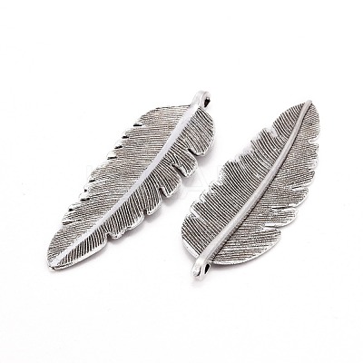 Tibetan Style Alloy Big Pendants TIBEP-A123193-AS-FF-1