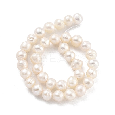 Natural Cultured Freshwater Pearl Beads Strands PEAR-C003-17A-1