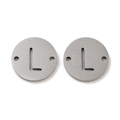 Non-Tarnish 201 Stainless Steel Hollow Flat Round Links FIND-R149-03L-P-1
