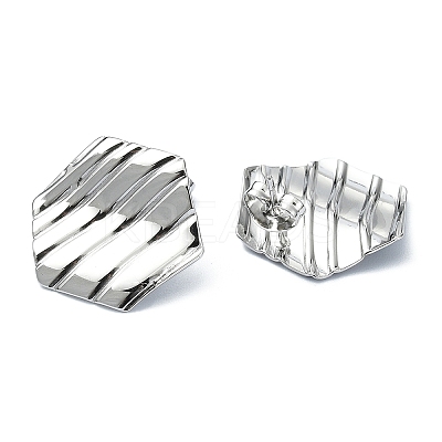 Tarnish Resistant 201 Stainless Steel Stud Earrings EJEW-K270-20P-1