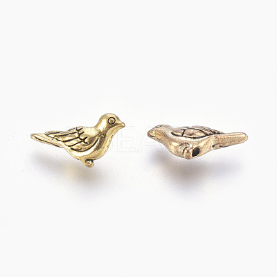 Tibetan Style Alloy Beads TIBEP-GC186-AG-RS-1