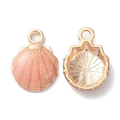 Alloy Enamel Pendants PALLOY-F224-09G-05-1