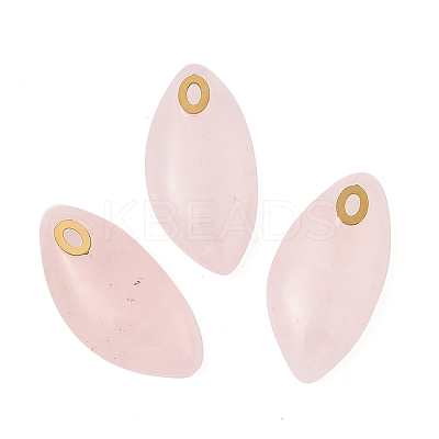 Natural Rose Quartz Pendants STAS-P380-80G-02-1
